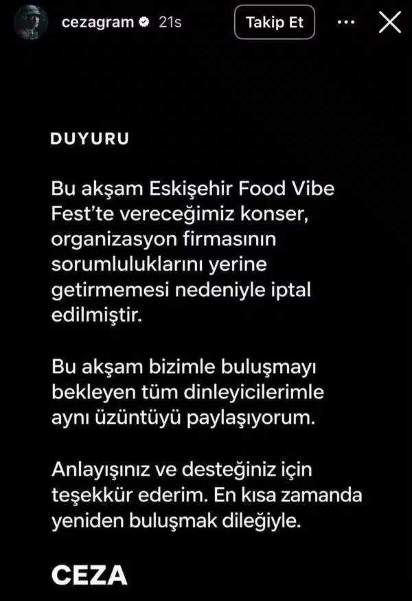 eskisehirdeki festivalde organizasyon skandali ceza ve irem derici konseri iptal etti esnaf magdur oldu jAc177kF