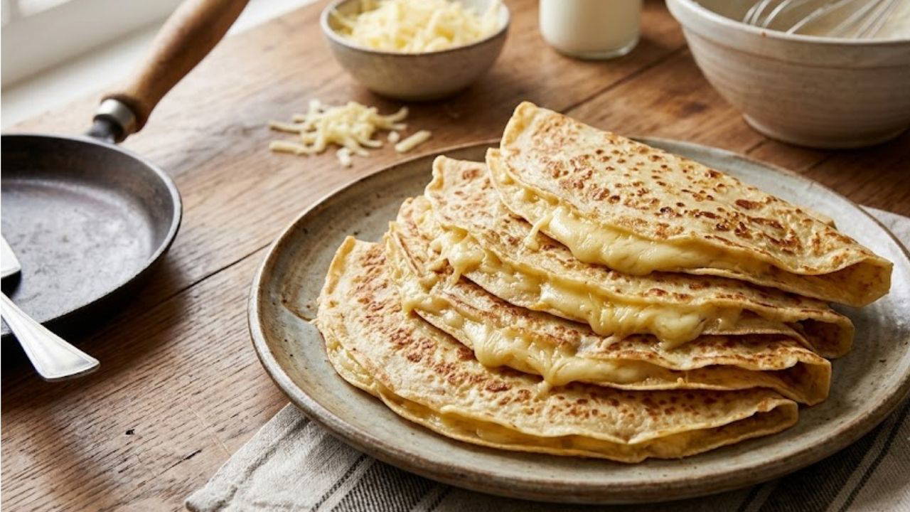 Günün yorgunluğuna çıtır mola: Tavada şipşak mayasız katmer börek tarifi…