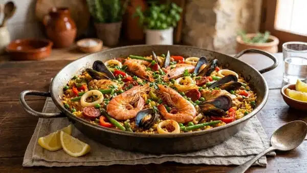 İspanyol ateşinde pişen efsane: Altın renkli orijinal Paella tarifi…