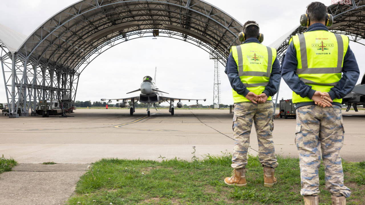 MSB: ‘Eurofighter Typhoon tedarik projesi kapsamında İngiltere’de uçak bakım tesisleri incelendi’