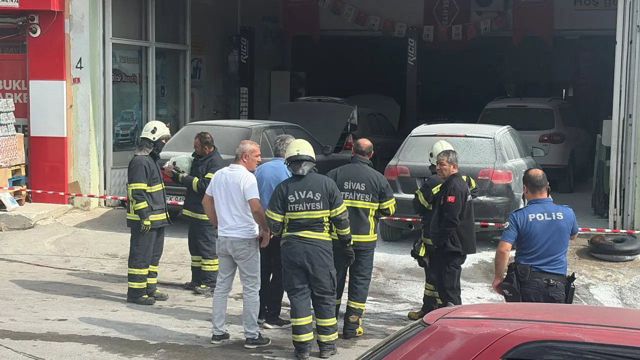 Sivas’ta LPG dönüşüm servisinde patlama: 5 kişi yaralandı