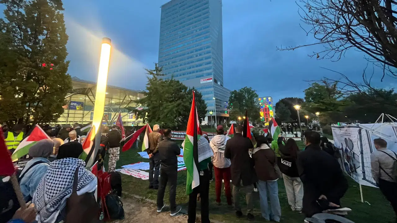 avusturyada israile mac oncesi protesto 0 heYPE3gj
