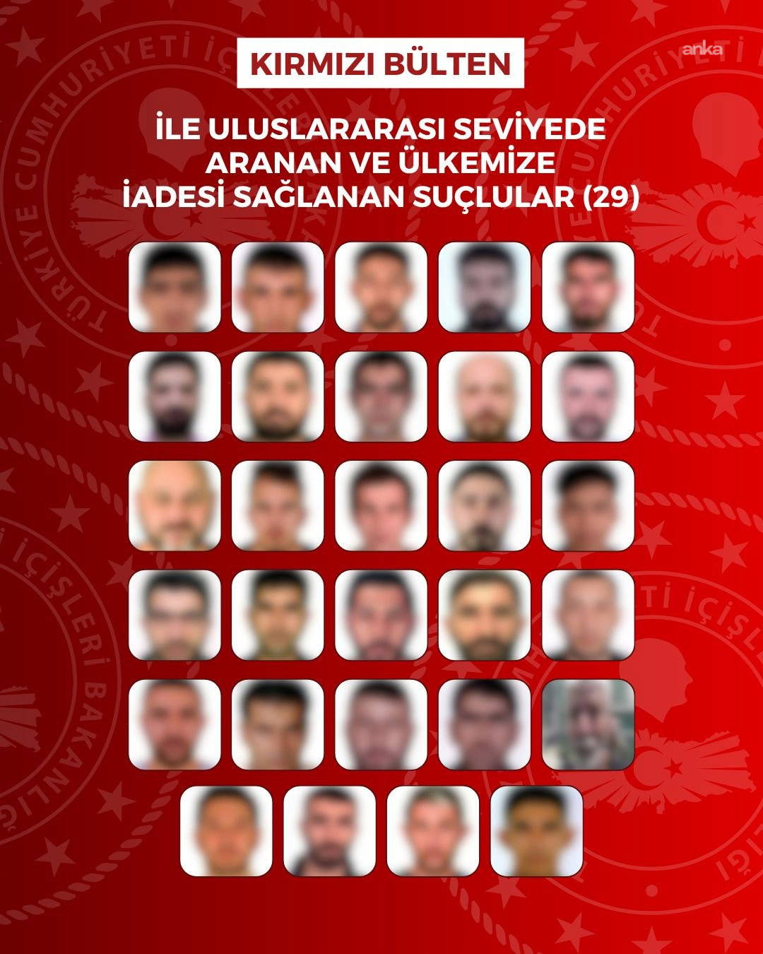 icisleri acikladi 29u kirmizi bultenli 76 suclu turkiyeye iade edildi 0
