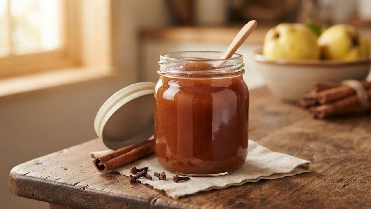 kahvalti sofralari ve tatlilara aromatik dokunus tarcinli ayva marmelati tarifi 0 fTqQHdi1