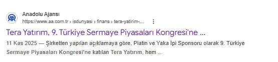 mehmet simsek manipulasyon uyarisi yapmisti o konferansin sponsoru tera yatirim cikti 1 e4me3NuF