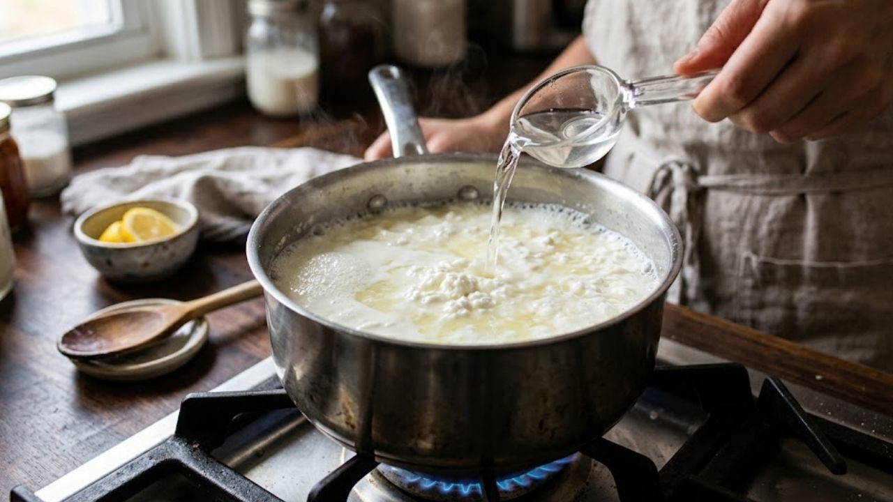 sadece 2 malzemeyle sutun ipeksi donusumu ev yapimi italyan ricotta peyniri tarifi 0 GMvw2Odu