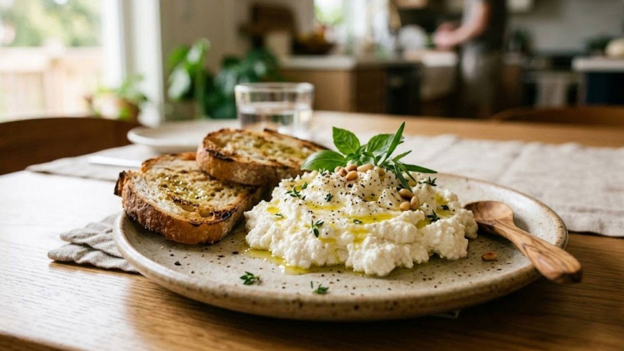 Sadece 2 malzemeyle sütün ipeksi dönüşümü: Ev yapımı İtalyan ricotta peyniri tarifi…