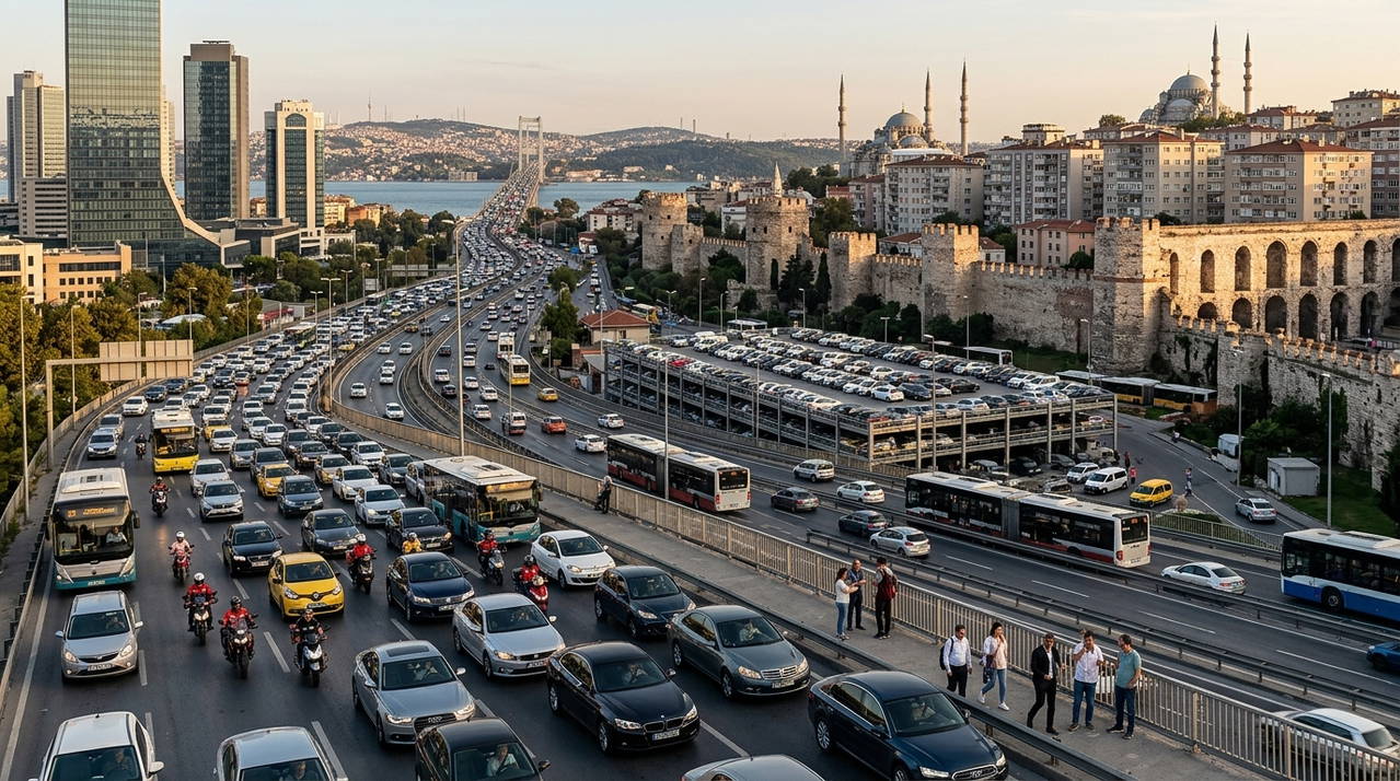 ‘Türkiye Trafik Durum Raporu’ açıklandı: İstanbul trafiği yılda 288 saatlik zaman kaybına neden oluyor