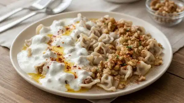 Yarısı cevizli, yarısı yoğurtlu: MasterChef Sinop mantısı tarifi