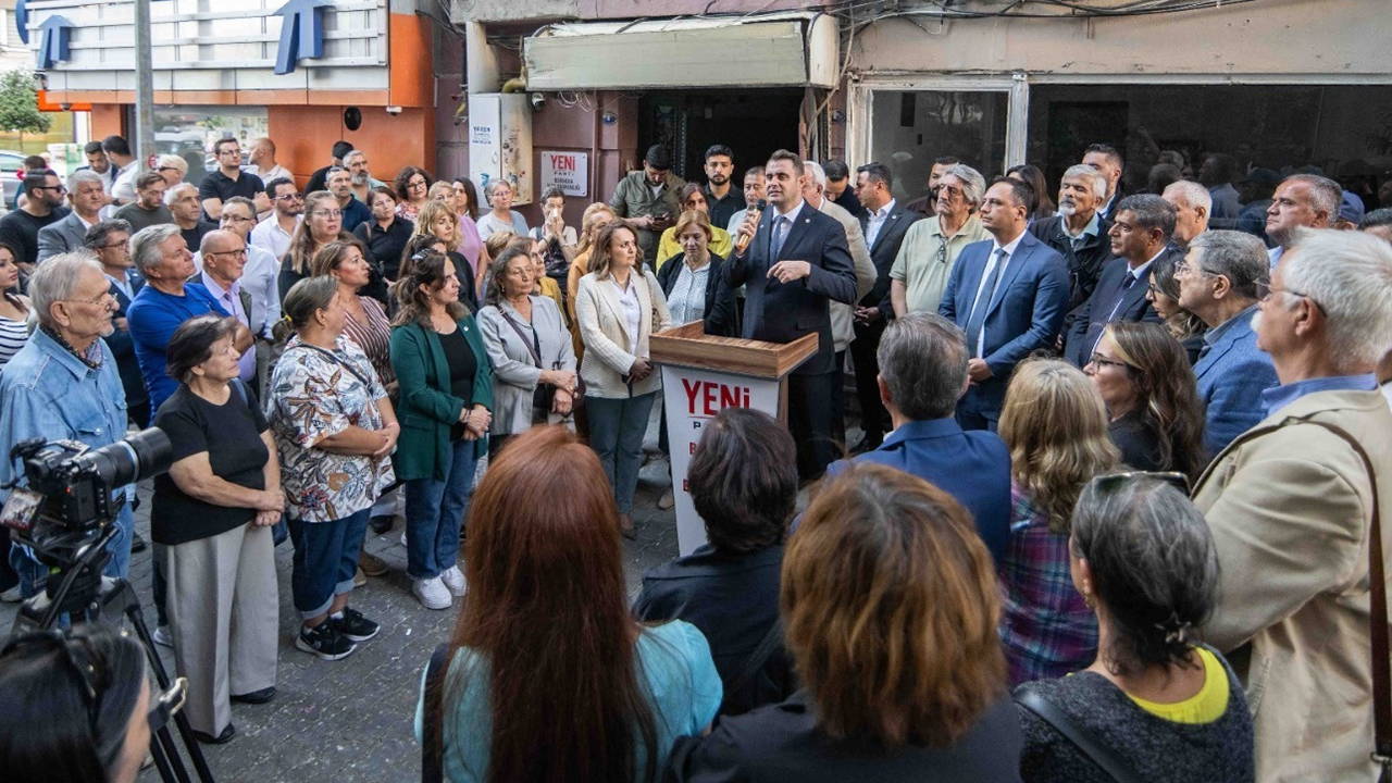 yeni parti bornova ilce baskanligi binasi acildi sakin akp iktidarindan korkmayin gidiyorlar 0 Gi3eLXFO