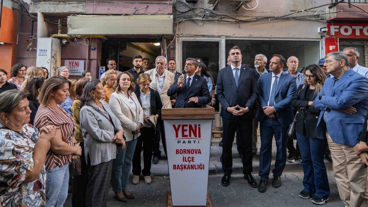 YENİ Parti Bornova İlçe Başkanlığı binası açıldı: ‘Sakın AKP iktidarından korkmayın, gidiyorlar…’